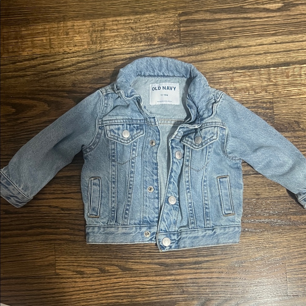 Old Navy Kids Light Blue Jean Jacket